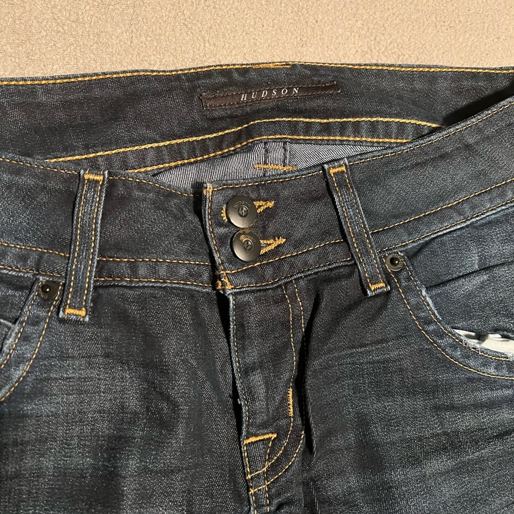 Hudson Womens Medium Wash Jeans